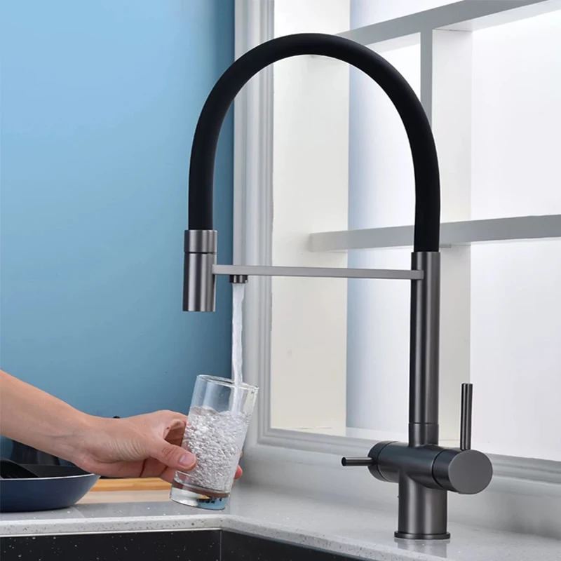 Современная установка фильтр для воды кухонный кран 3 Way 304 из нержавеющей стали