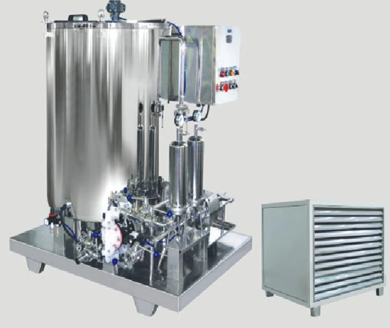 Perfume Production Line Perfume Freezing Mixing Making Machine Chiller for Perfume