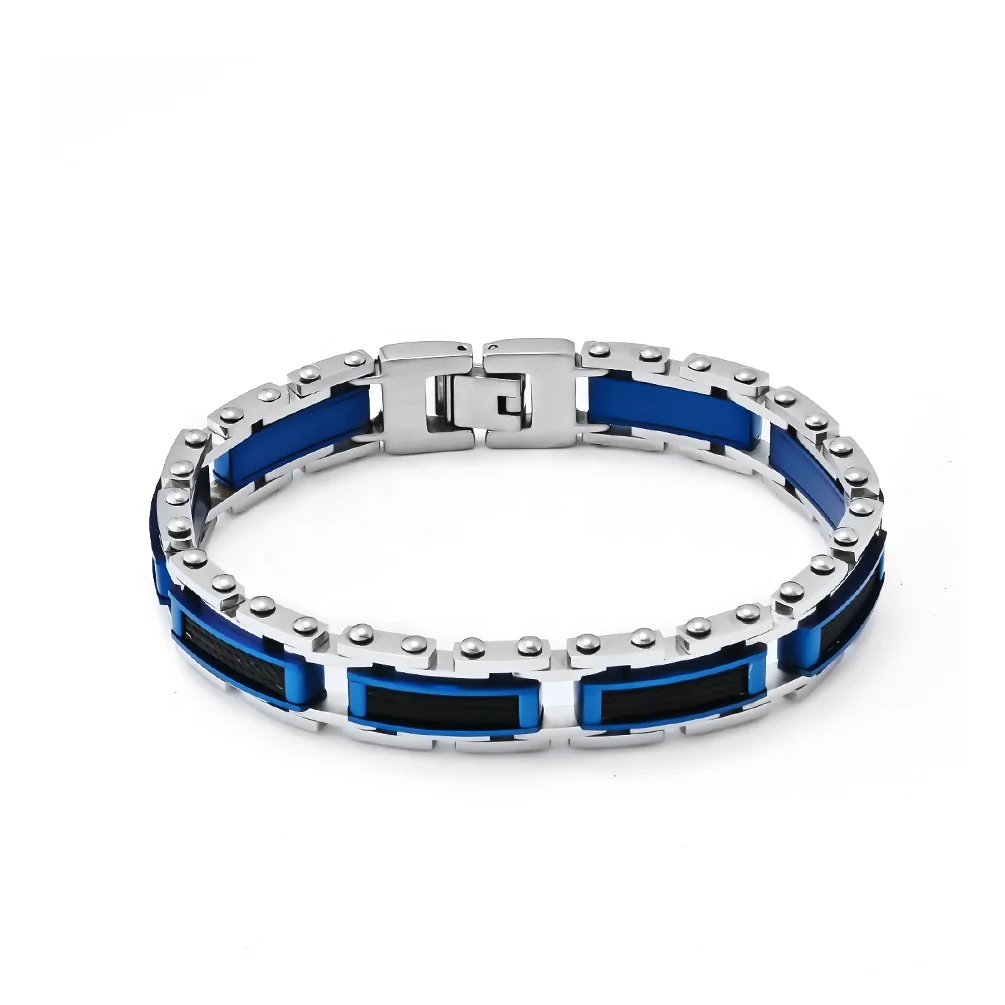 2013 New Trendy Fashion Jewelry Personalized Stainless Steel Custom Chain Bracelet For Men