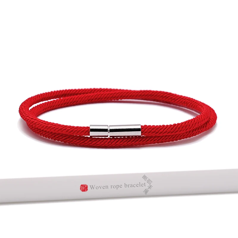 GCC001 20 Kinds of Colordouble Twill Rope Bracelet  Lucky Friendship Bracelet Double Knot Adjustable Hand Made Bangle