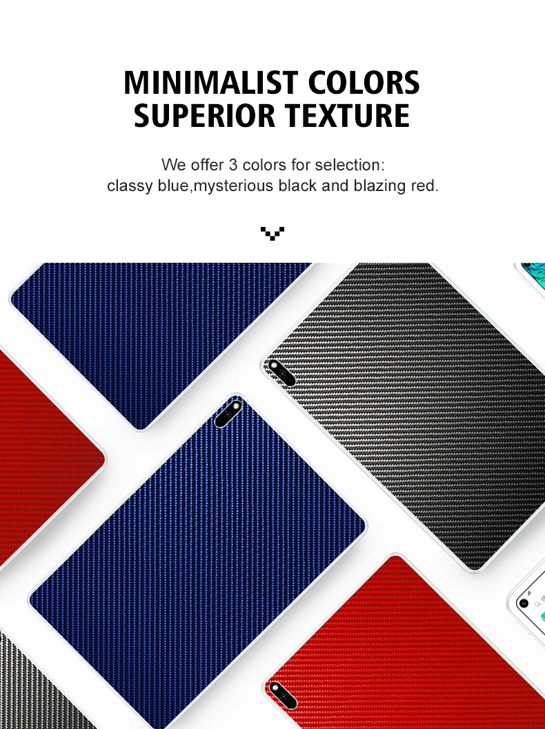 Factory Supply Carbon Fiber Tablet Back Sticker Film For ipad