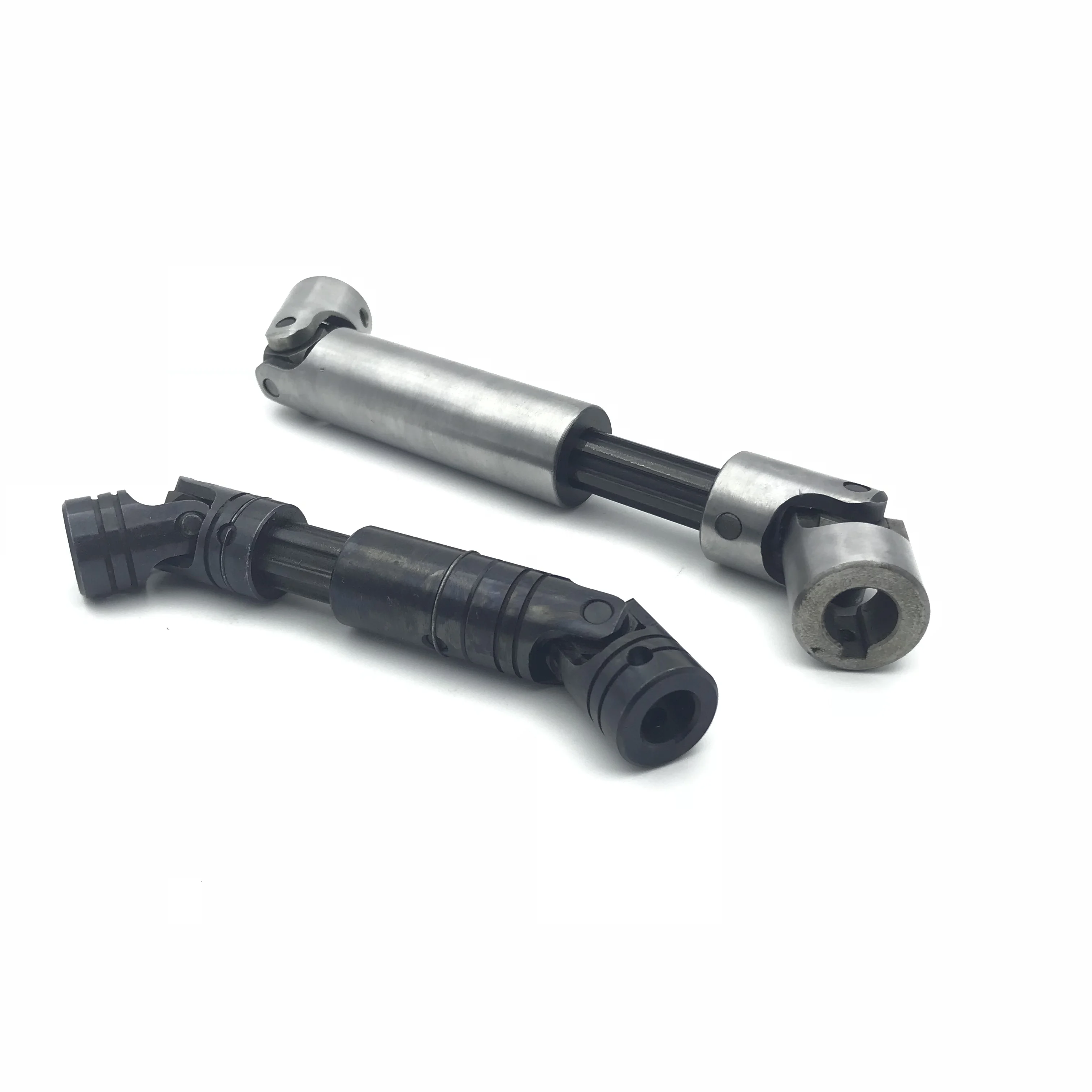 
black anodized telescopic double universal joint shaft couplings u joint for machinery automobile 