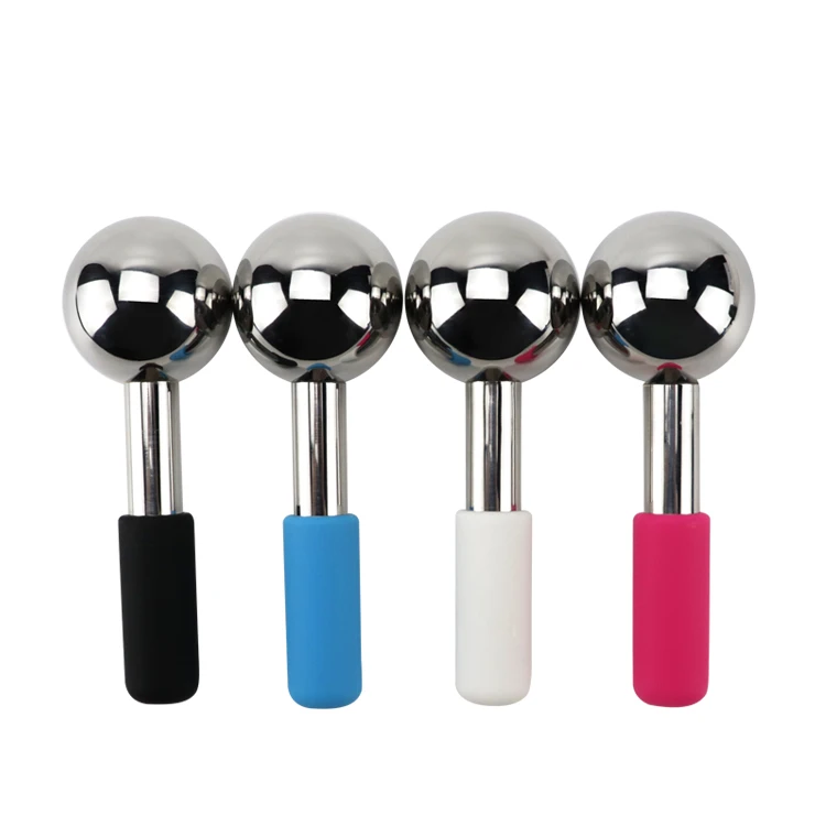 
Never Breakable Cold Roller Ball Facial Massage Tools for Face Neck Ice Globe for face Cryo Globes Magic Cold Massage Roller 