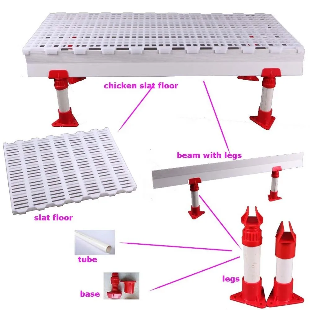 pp raw material Chicken broiler poultry farm equipment plastic slat flooring for chicken duck