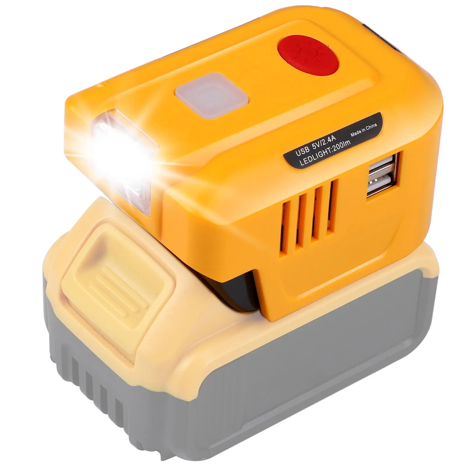 150W Power Inverter for Tool Batteries 110-120V AC Output  USB Charging Ports Suitable for Makitas Dewalts