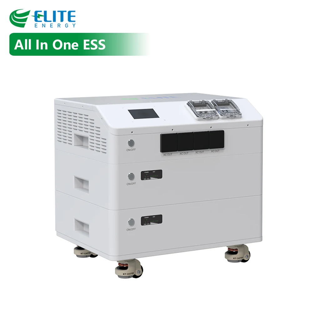 ELITE 48V 100Ah All In One Inverter and Lithium Battery Pack 5kWh 10kWh LiFePO4 Stacked Batteries For Home Energy Storage System