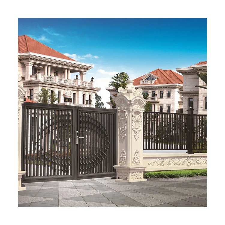 
Factory Direct Selling Wrought Gate Modern High Quality Doors Fronts Of Houses Iron Grille For Front Door 