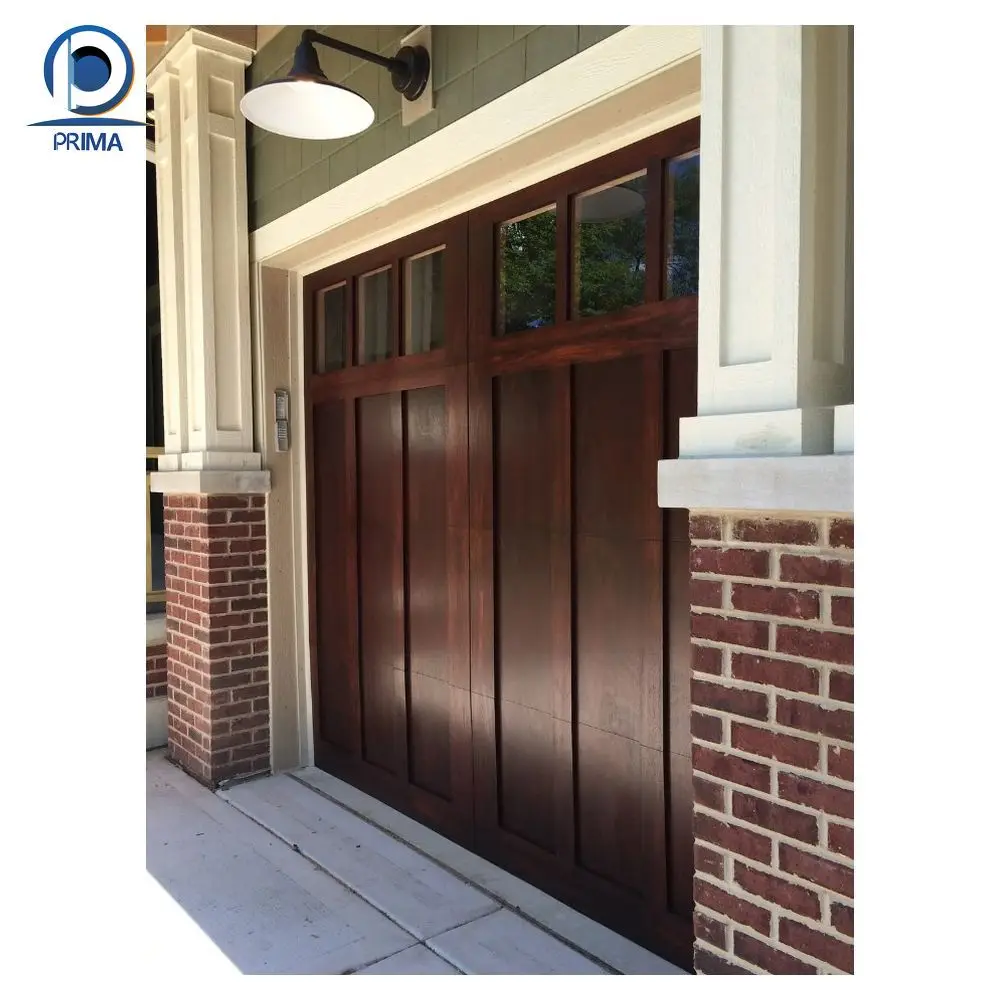 PRIMA Solid Wood Garage Doors Garage Automatic Door Garage Doors