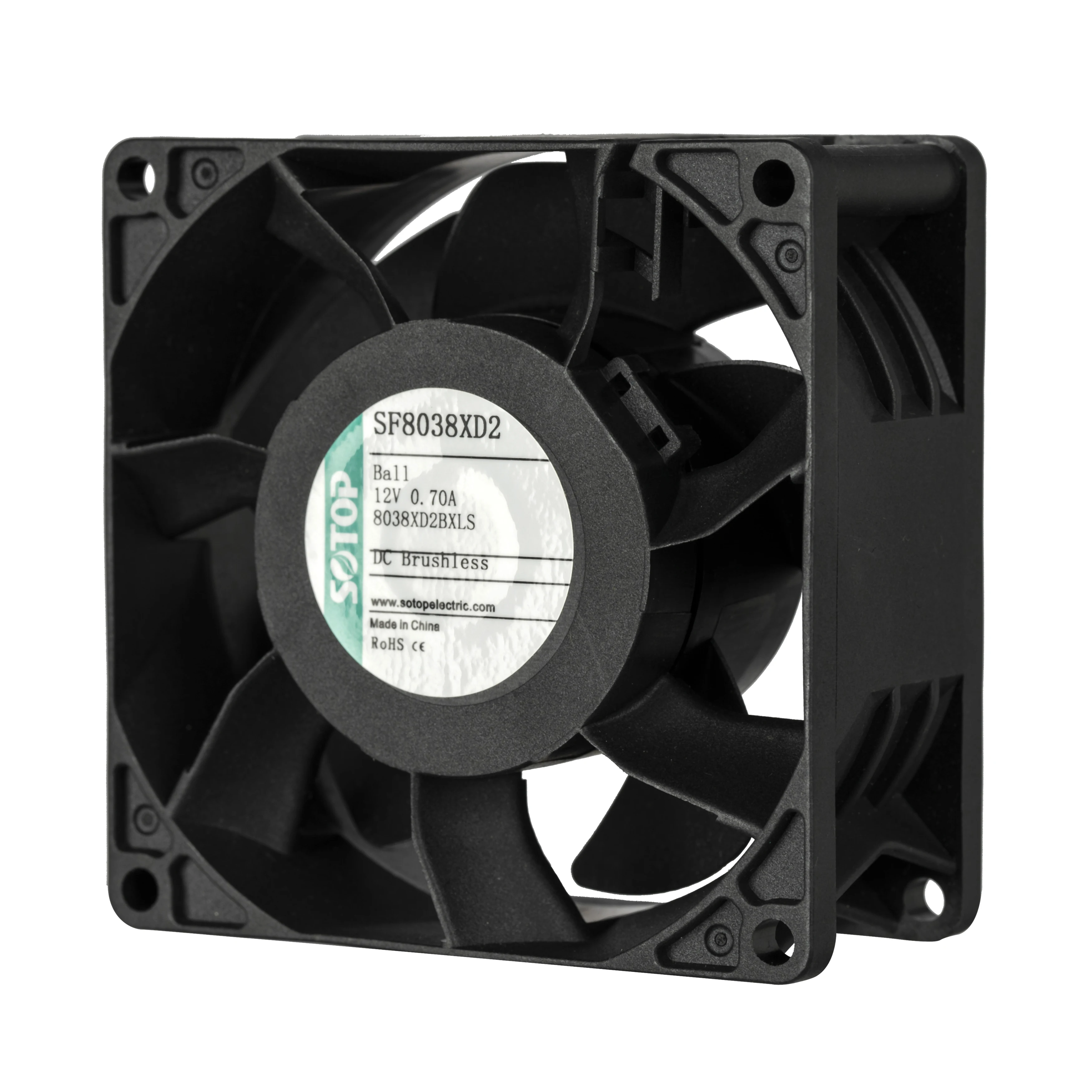 China factory High airflow DC Blower fan 80x80x38mm 8038 for Air Purifier induction Cooker Dishwasher