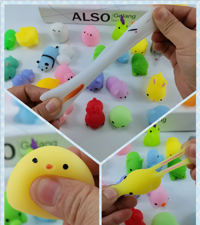 EE364 игрушки-антистресс из термопластичной резины, мини-ведро для хранения, подарок, снятие стресса, стрейч, милые животные, кавайные сжимаемые игрушки, сжимаемые игрушки