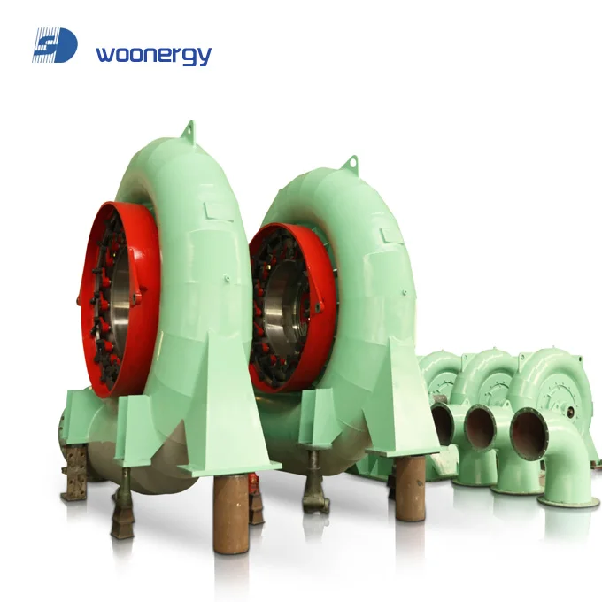 High Quality Industrial In Line Hydraulic Francis Turbine 100 Kw Turbine With Governor