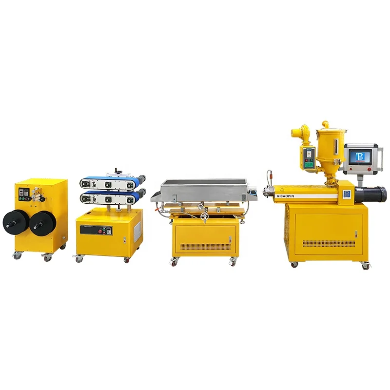 Lab pipe extrusion line/ PLC control