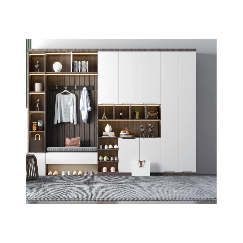 Modern design style entry cabinet Shoe cabinet Multi-layer shoe rack storage for the living room shoe rack cabinet