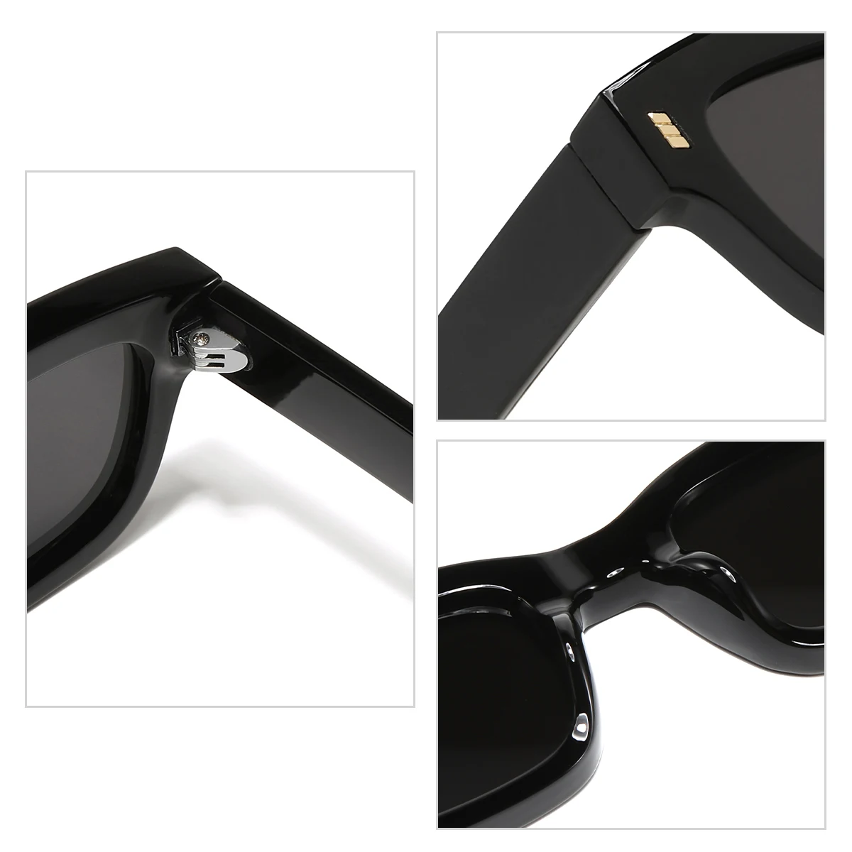 New arrival Square Sunglasses Rectangle Retro Brand Design Luxury Sunglasses frame Fashion Women PC Sun Glasses Shade for women