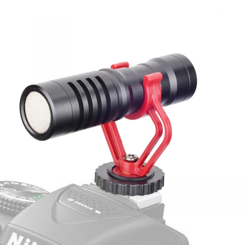 Camera MIC Condenser Microphone Kit 3.5mm Plug Smartphone MIC Universal Recording  Mic for SLR Cameras Camcorders Voice Recorder