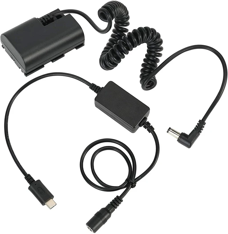 USB-C PD Adapter Cable Decoded ACK-E6 LP-E6 DRE6 for Canon EOS 5D Mark IV II 5DS R 5D4 5D2 5D3 6D 6D2 7D 7D 60D 60Da 70D 80D 90D