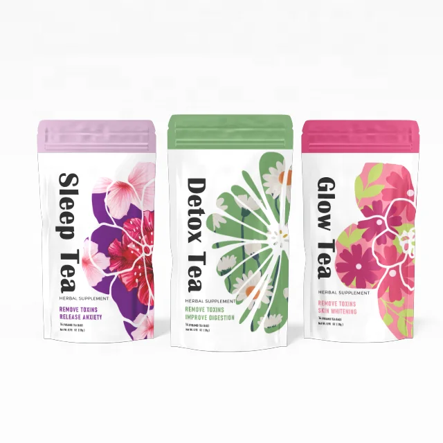 OEM & ODM banana flavor weight loss tea Private Label slimming tea  detox Tea