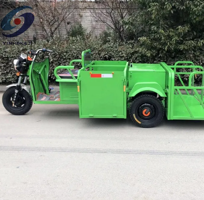 
Electric Three Wheel Small Rubbish Collector Garbage Truck For Sale 