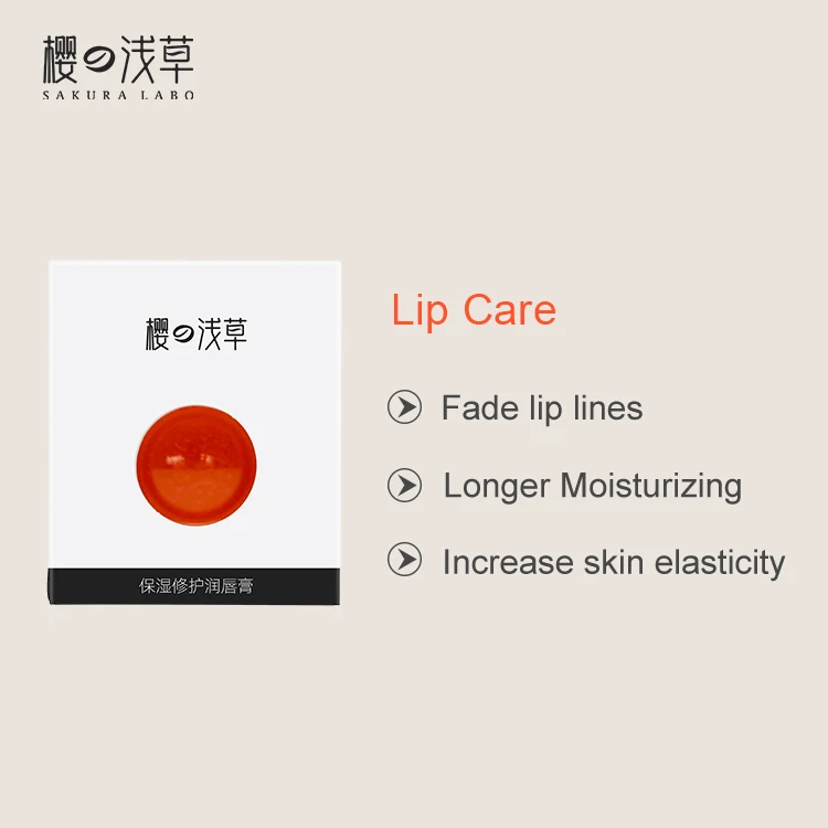 Private Label Moisturizing Repairing Fade lip lines Vitamin E lip mask lip care