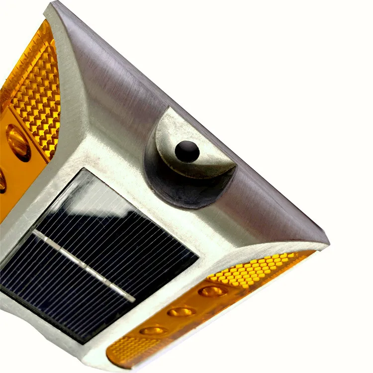 Aluminium LED Cat Eye Reflective Light Solar Road Studs Wired