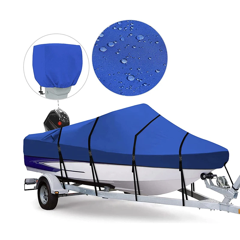 Custom Inflatable/jon/plastic boat cover, Waterproof Full Size Boat Cover