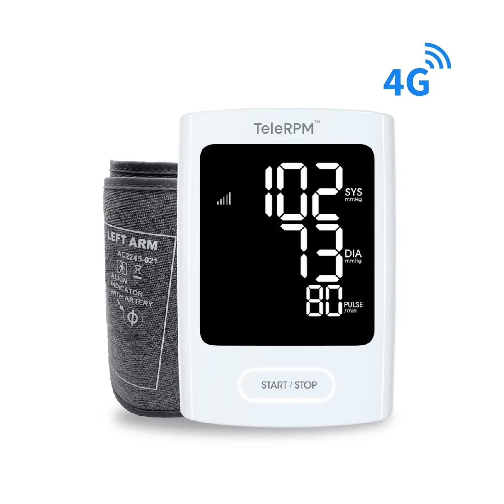 TRANSTEK household medical device TeleRPM smart sphygmomanometer supports 4G networking for telehealth monitoring blood pressure
