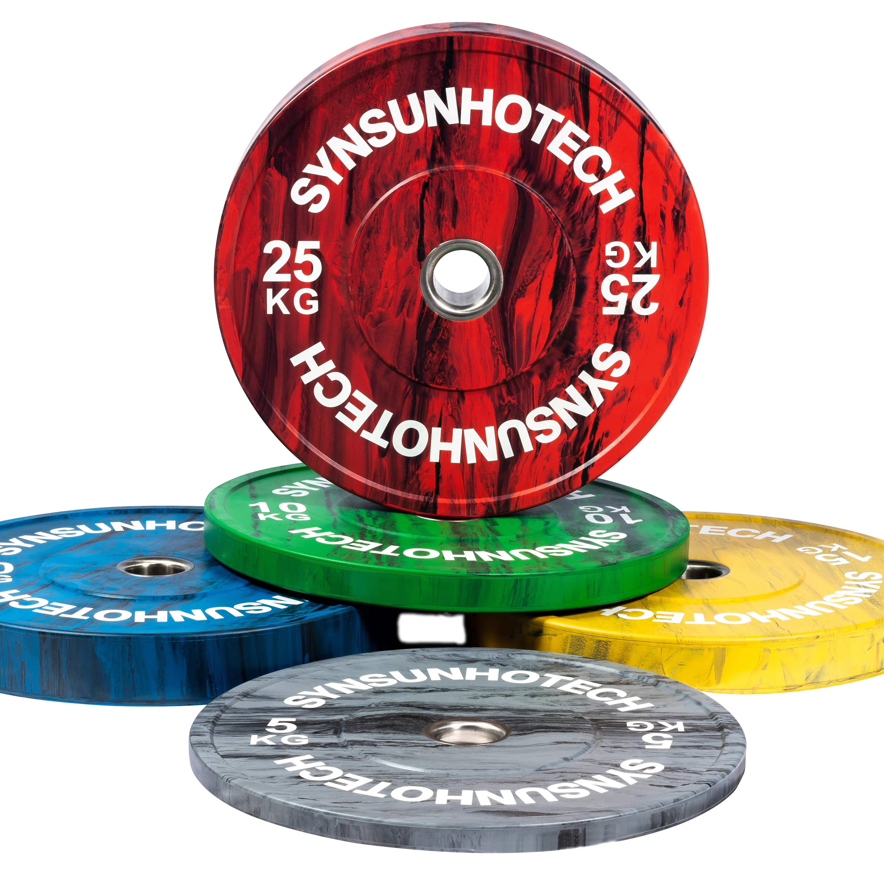 Predator Color Rubber  Barbell Bumper Plate for gym