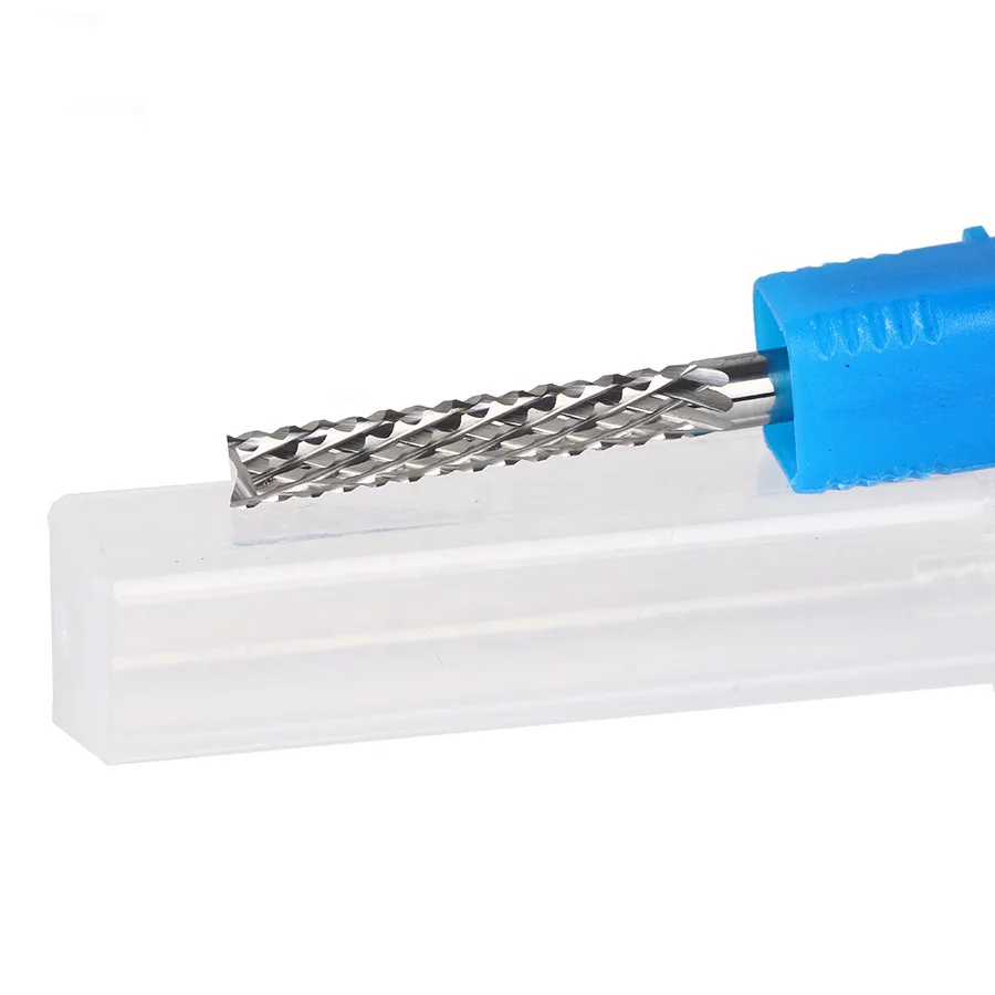 DouRuy High quality Corn Teeth end mill teeth Board Milling Cutter Carbide endmill pcb Engraving Bits