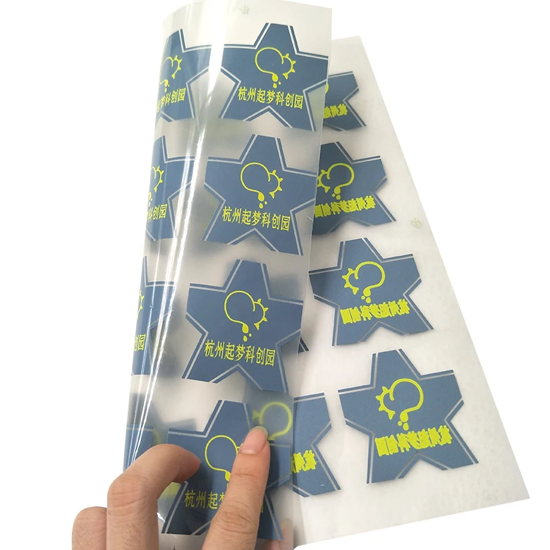 2024 digital printing iron on sticker custom heat transfer logo for clothing