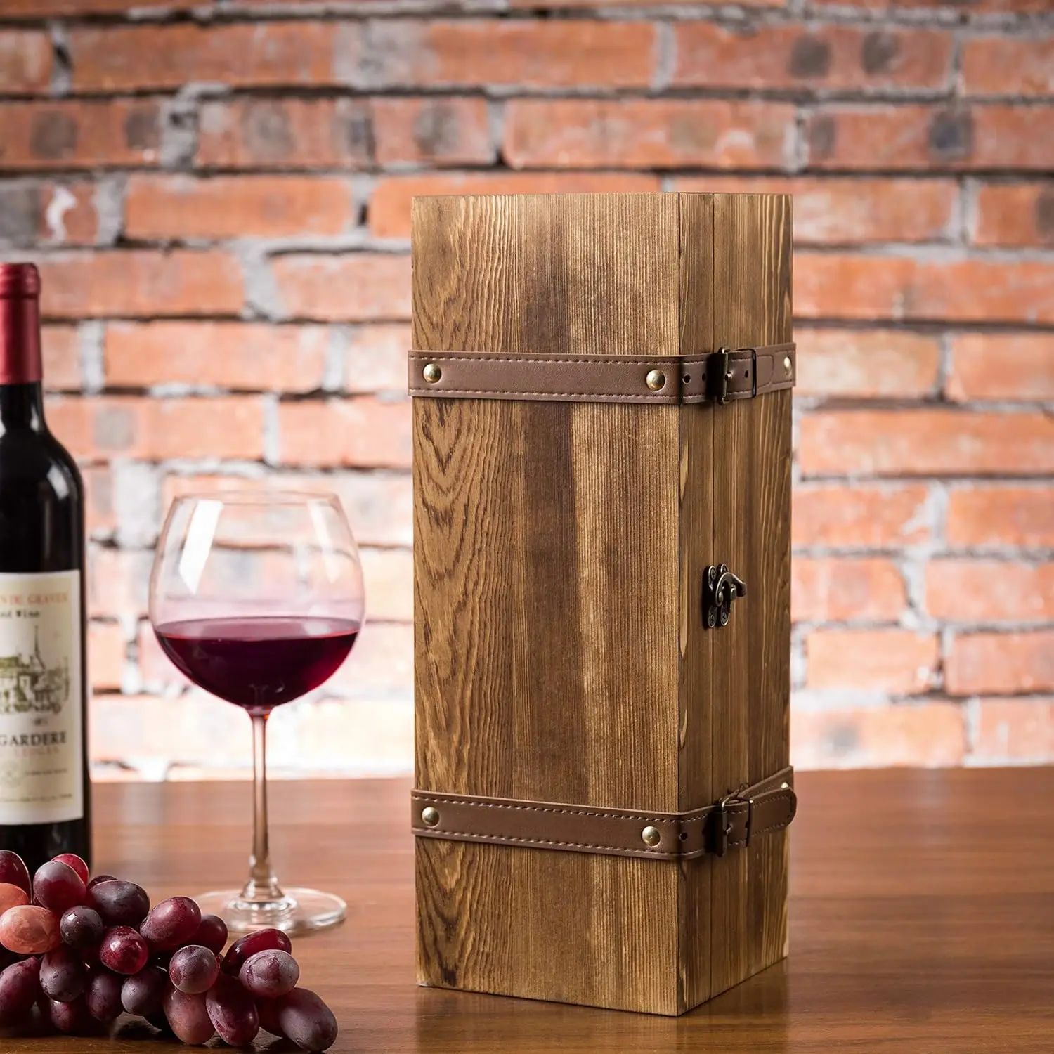 Rustic wood craft gift packaging Wine Storage Wooden  box