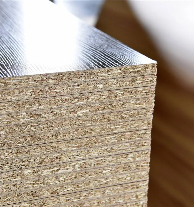 Chinese OEM cutting service melamine laminated  chipboard  particle board for assemble furniture