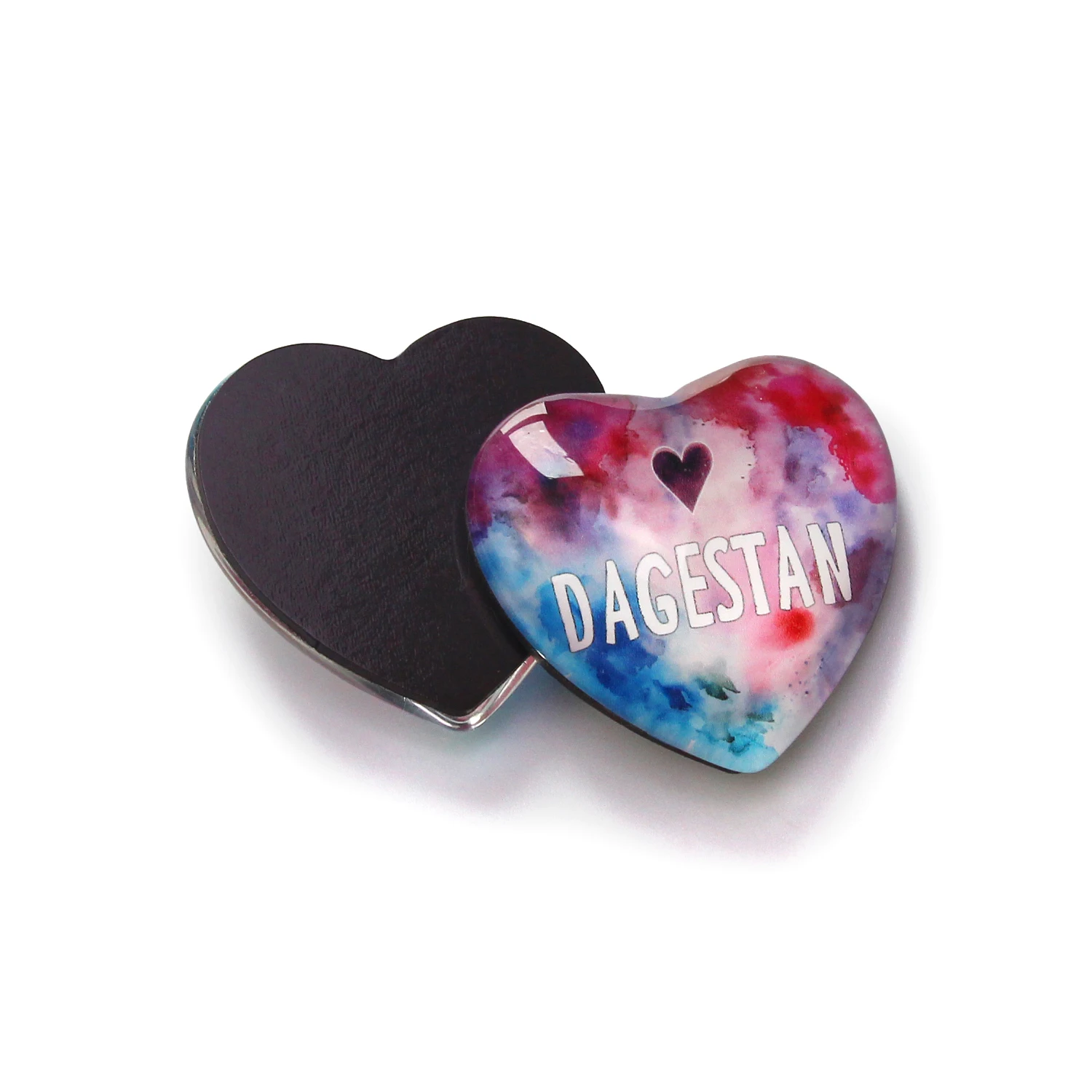 Оптовая продажа магнит круглой формы холодильника стеклянный с пользовательским логотипом оптовый рынок 3D куполом