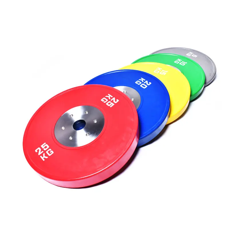 Custom Transportation Modes Fitness Accessories Gym Skid Proof Weight Lifting Competition Weight Plates