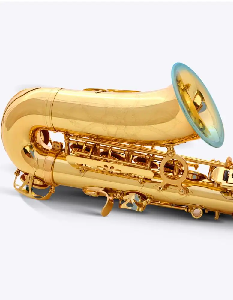 
Gold Lacquer Brass Alto Instrument Accessories Professional Eb China Sax Saxophone Alto 