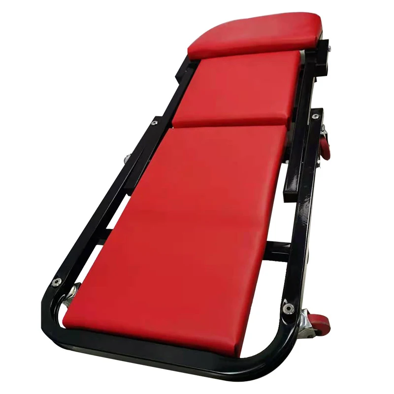 Heavy Duty Under Car Garage Work Padded Roller Seat Folding Convertible Creeper