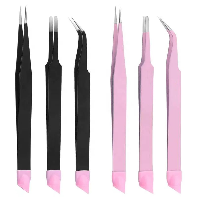 Пинцет для наращивания ресниц, из нержавеющей стали