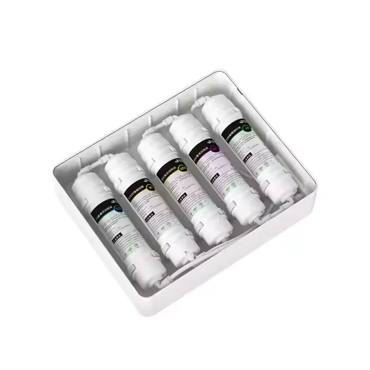 Inline Quick Connect Water Filter Cartridge 10 inch PP CTO GAC T33 For Household 5 stages UF water Water Purifier