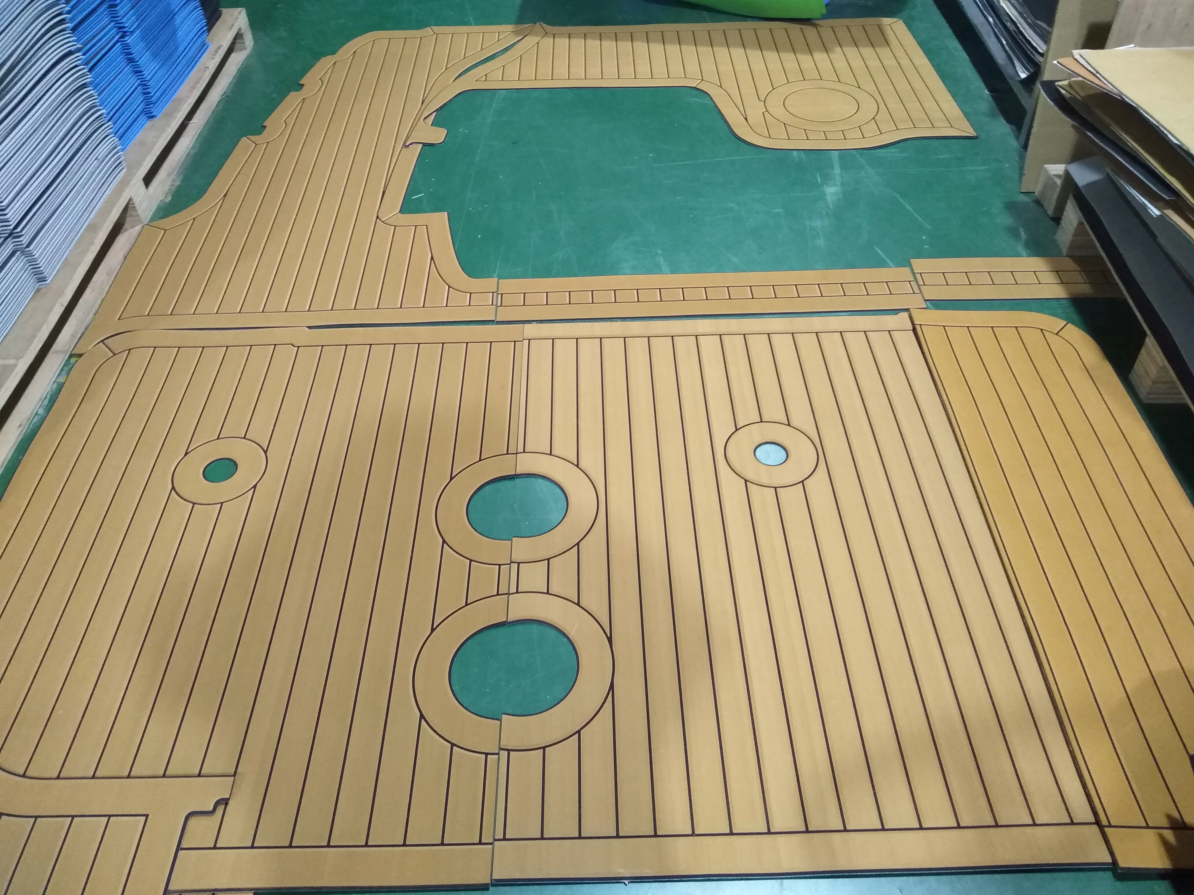 
Marine EVA deck foam for Customized boat flooring for 1999-2002 SeaRay 340 