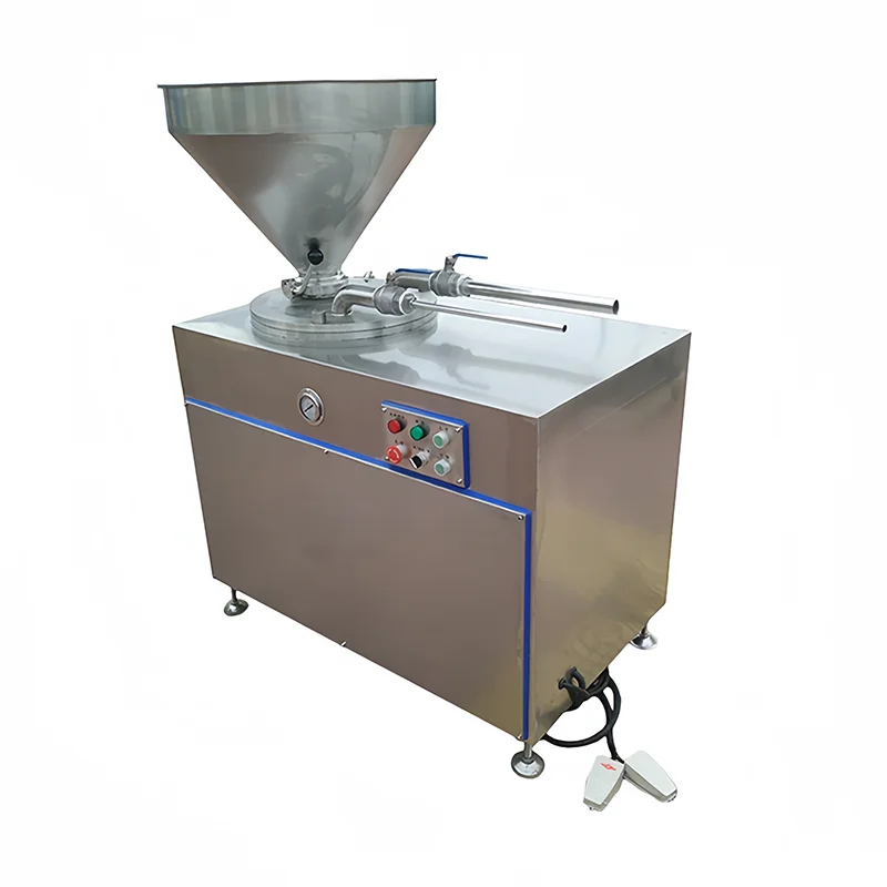 Commercial Filing Pork Sausage Binding Stuffer With Twister Vacuum Machine