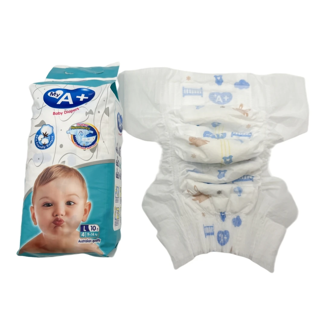 CE Certificated Premium Baby Diapers Factory Wholesale Custom Printed Nappy Japan Quality Leak protection Diapers for Baby