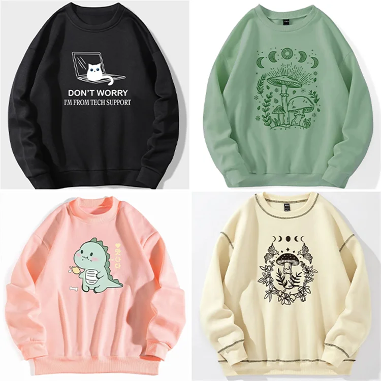 Women Bales Hoodie Sweat Shirt Stock Clothes Mixed Bulk-items Wholesale Clothing Stock