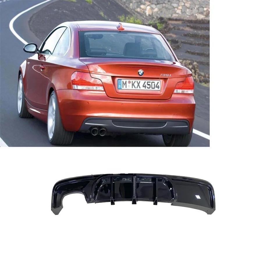 Диффузор для заднего бампера E82 BMW 1 серии Купе автомобиля 2007 2008 2009 2010 2011