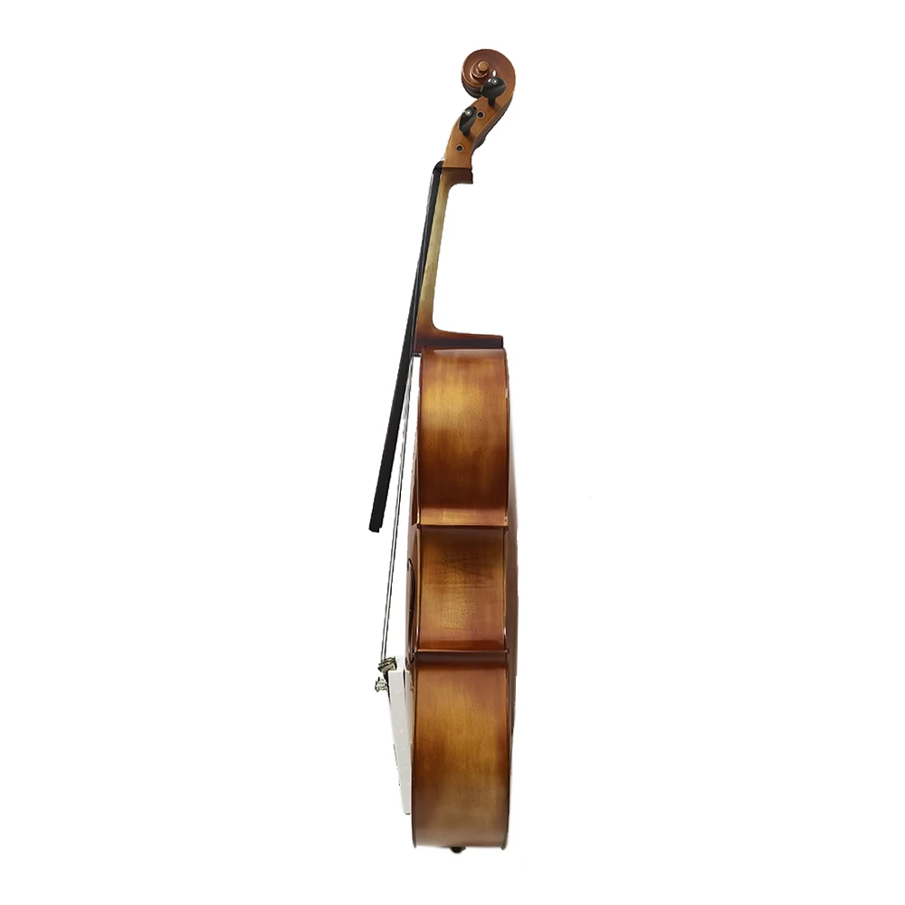 Лидер продаж, темно-коричневая матовая черная ламинированная Виолончель ручной работы 1/10 (CPH101E)
