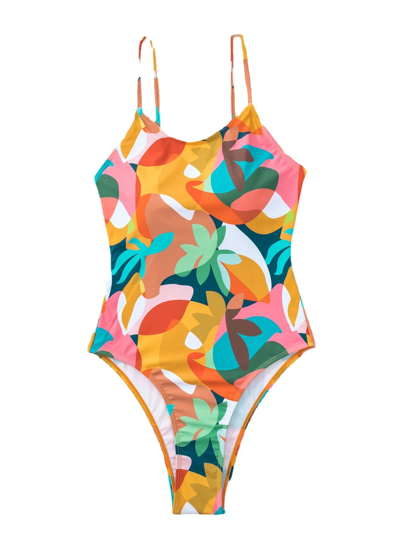 New Women Swimwear 2024 Custom Sexy Colorful One-Piece Ladies Beachwear Quick Dry Bikini