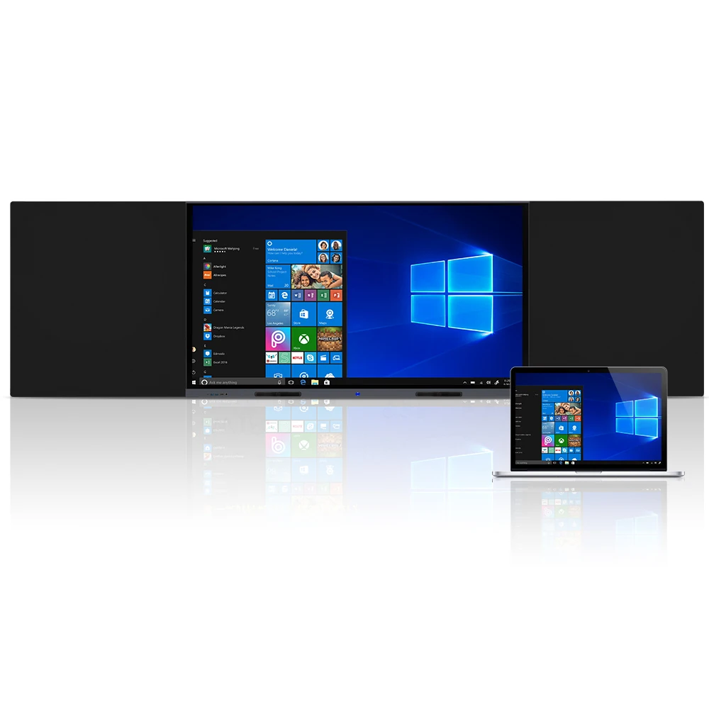 Factory direct selling price popular high definition smart board multimedia display for university classroom school blackboard