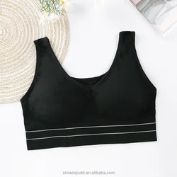 Four Seasons Sports Back Breasts Beauty Back Boob Tops Bra  chest wrap vest seamless Women tank Tube Bandeau Bra