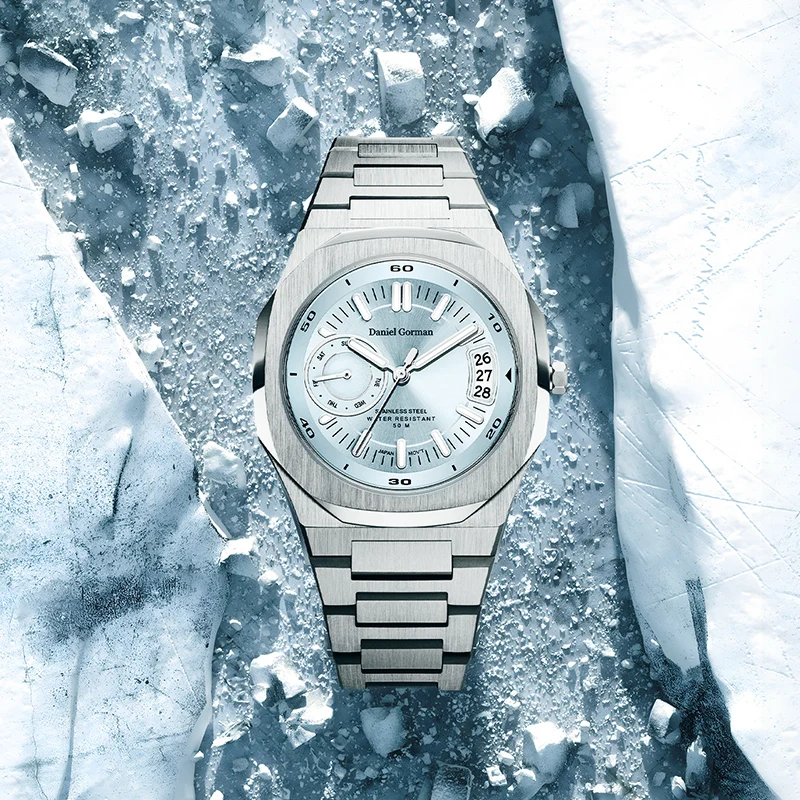 Luxury Analog Wrist Watch For Men Stainless Steel Wrist Hand Clock For Man Minimalist Mens Watch