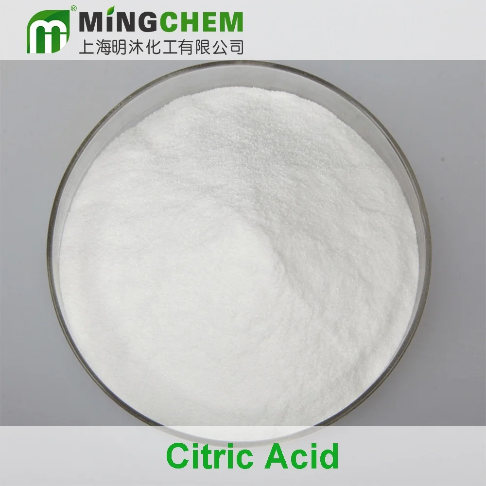 
Food Grade Additives Organic Bulk Powder Price 25kg Bag Free Drinks BP98 USP FCC Natural Fermentation Citric Acid Anhydrous 