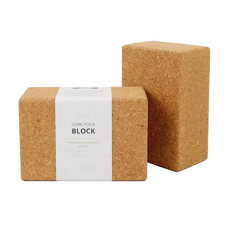 Miska 2022 China Suppliers High Quality Cork Yoga Set Anti Slip Natural Cork Yoga Wheel Yoga Mat Block