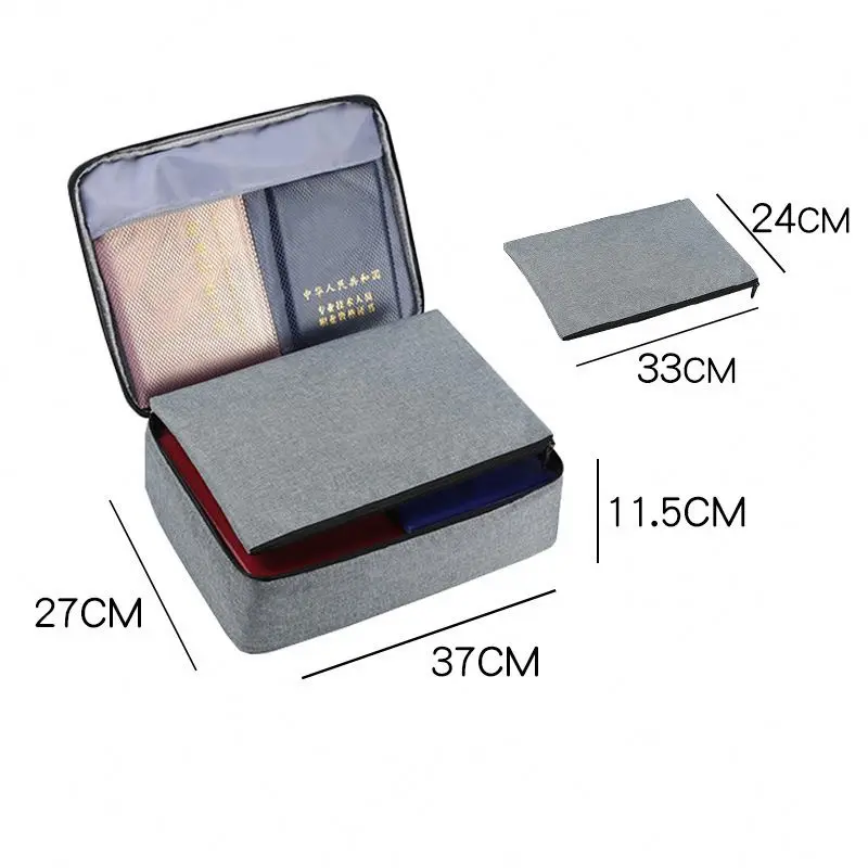Wholesale Safe Water Resistant Briefcase Organizer Storage Waterproof Document Bag